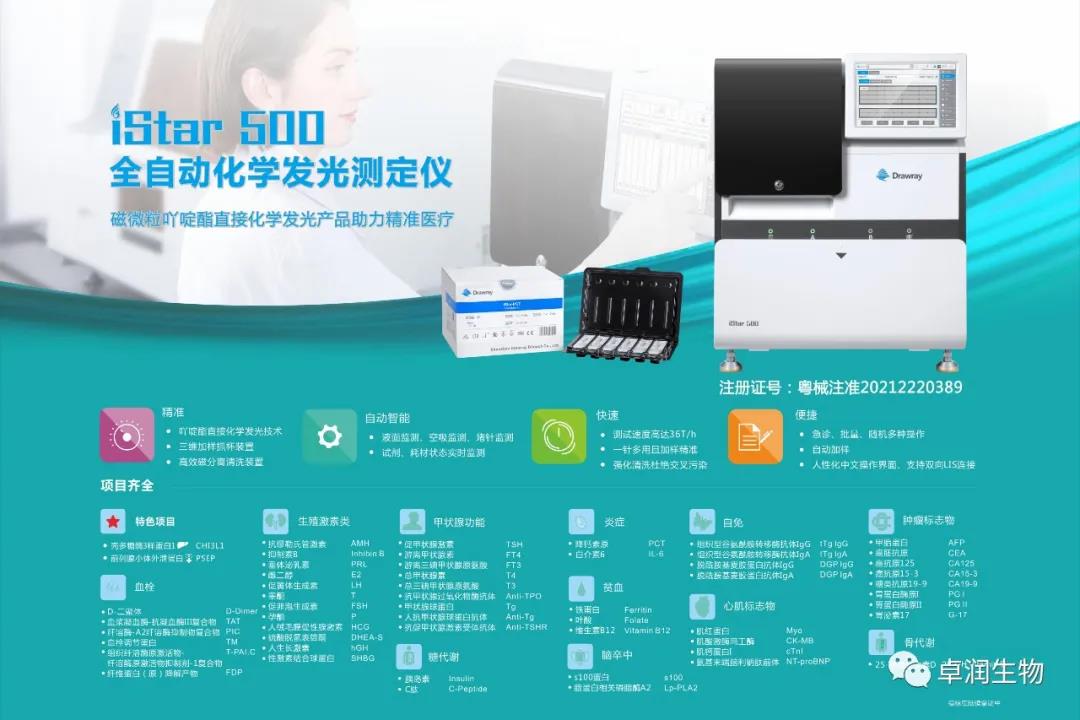 918博天堂集团生物iStar 500仪器及部分配套试剂分别获得注册证！